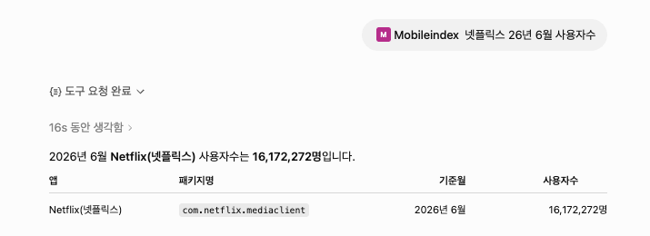 Mobileindex로 질문하기